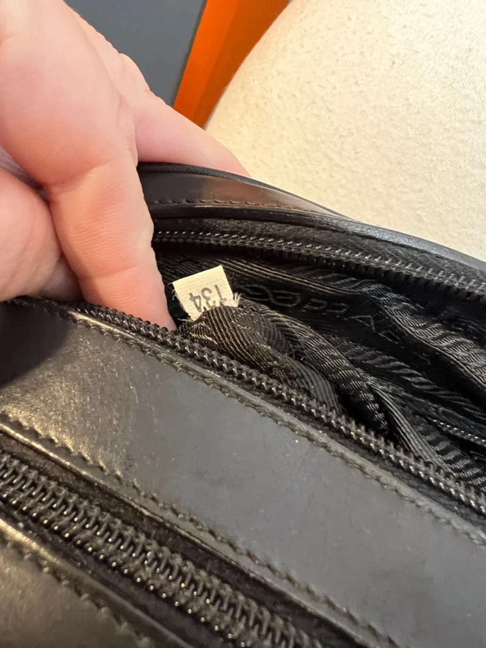 Prada Black Leather Double-Handle Satchel - Picture 9 of 12